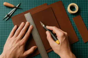 Como cortar e preparar o couro