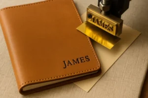 Como gravar nomes e iniciais em couro usando gravacao a quente