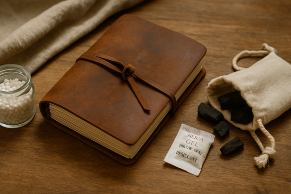 Como proteger o caderno artesanal da umidade e do mofo