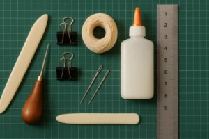 Ferramentas essenciais para quem esta comecando na encadernacao artesanal