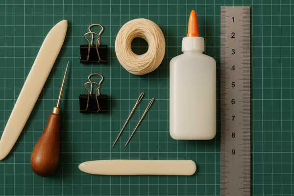 Ferramentas essenciais para quem esta comecando na encadernacao artesanal