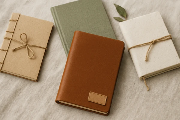 Ideias de capas minimalistas inspiradas em natureza e texturas organicas