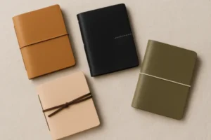 Ideias de combinacoes de cores minimalistas para capas de couro artesanais