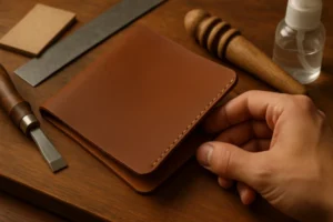 Como fazer corte chanfrado no couro para acabamentos mais elegantes