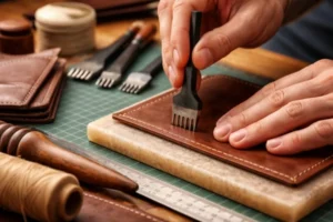 Como fazer furos uniformes no couro sem usar furador elétrico