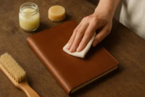 Como hidratar o couro com produtos naturais sem escurecer a capa