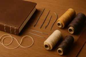 Guia para escolher agulhas e linhas ideais na encadernação artesanal