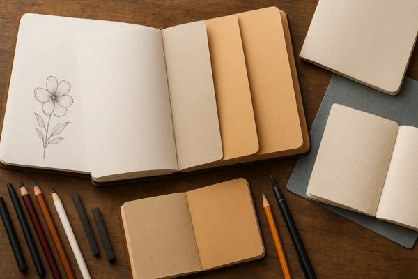 Inspirações de miolos artísticos para cadernos de desenhistas e criativos