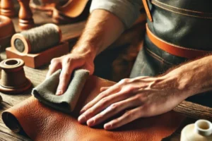 Método simples para deixar o couro mais maleável antes da montagem