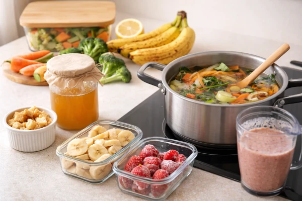 Como reducir desperdicio en la cocina con reutilizacion