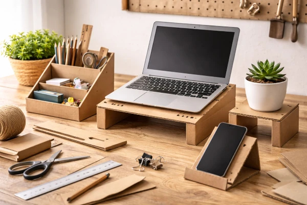 Como transformar carton en soportes domesticos