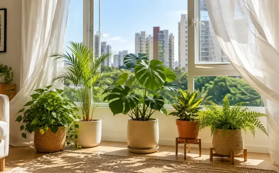 como melhorar a ventilação perto das plantas