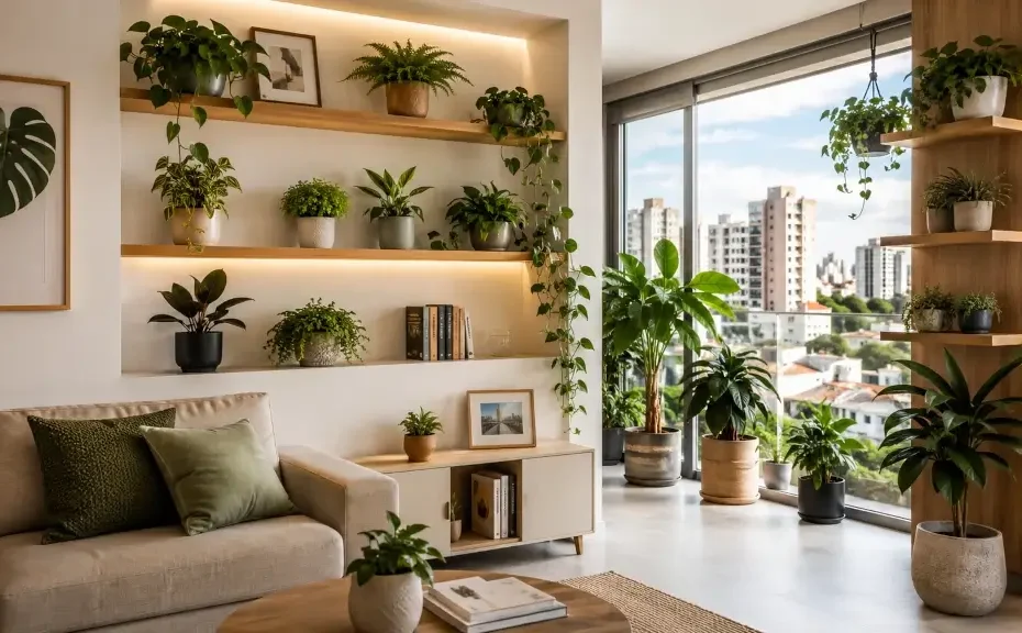 como organizar vasos sem deixar o ambiente apertado