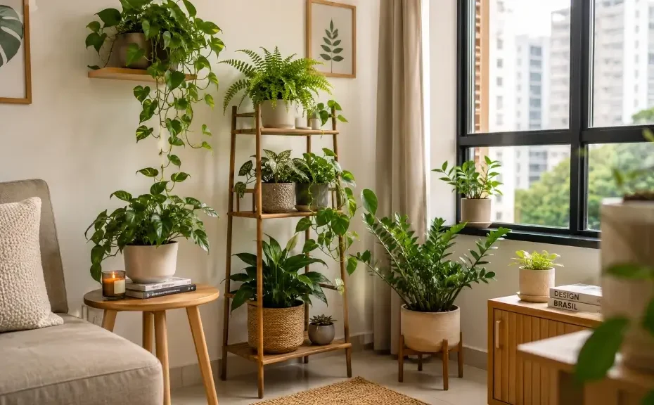 dicas para manter plantas bonitas em ambientes pequenos