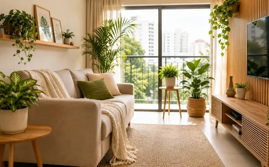 plantas que ajudam a deixar o apartamento mais agradável